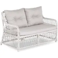AEA Moderne Gartenmöbel 4tlg. Tisch Sessel Hocker Veranda Sofa Garnitur