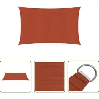 The Living Store store store 160 g/m² rouge terracotta 4x7 m HDPE