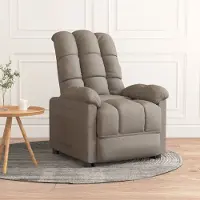 Prolenta Maison Exclusive - Relaxsessel Taupe Stoff
