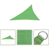 The Living Store Voile d'ombrage 160 g/m² vert clair 4x5x6,8 m HDPE