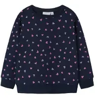Name it Sweat-shirt 'Davina' saphir / violet / rose clair
