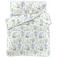 Cotton World Antonio Parure de lit satinée 200x220 Fleurs