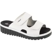 Rieker Claquettes / Tongs 'Slides Shoes' blanc