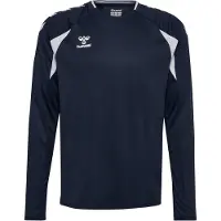 Hummel Maillot à manches longues Core 2.0 unisexe, bleu, L, unisexe, femmes, hommes