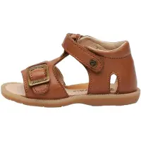 Naturino Sandales enfant Sandales en cuir à scratch QUARZO garcons - Marron - 22