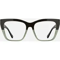 Longchamp Lunettes de Vue LO2786MAG-SET 54/17/140 Khaki &amp; transparent green/khak Acetate WOMAN LO2786MAG-SET