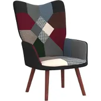 Prolenta Maison Exclusive - Fauteuil de détente en tissu patchwork