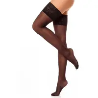 Glamory Bas sans jarretelle 'Deluxe 20' noir