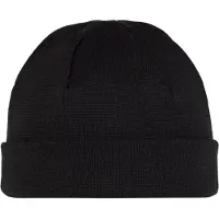 Buff Knitted Beanie Noir