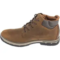 SKECHERS pour homme. 204394 Bottines en cuir Segment 2.0 Brodgen marron (46), Plat, Lacets, Casuel