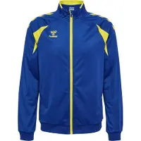 Hummel Veste de survêtement bleu cobalt / jaune