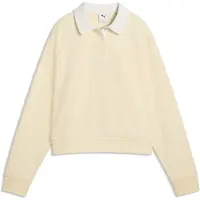 Puma Sweat-shirt 'Class' jaune pastel / blanc