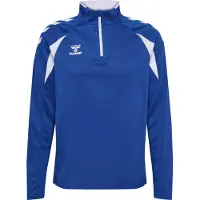 Hummel Sweat de sport bleu / blanc