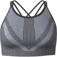 Smartwool Soutien-gorge de sport 'Intraknit' gris / noir