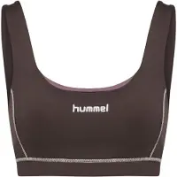 Hummel Pulse Retro Medium Impact Sports Bra Marron XS Femme