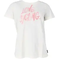 Xlc Love Cycling Short Sleeve T-shirt Blanc L Femme
