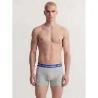 Jack & Jones Boxers 'JACSOLID' bleu marine / gris chiné / noir / noir chiné