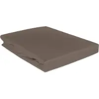 Darymex Drap-housse coton satin sépia 043/120x200