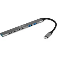 BakkerElkhuizen Baker Elkuizen BNECHUB3A4C Hub USB-C 7-en-1 (3A+4C) au détail