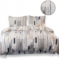 Cotton World Ensemble de literie Coton world Antonio Moderne 220x200cm