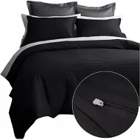 Darymex Ensemble de literie 140x200 coton satiné rayé