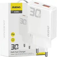 Dudao Gan A30Eu Chargeur secteur 30W Usb-A / Usb-C - Blanc