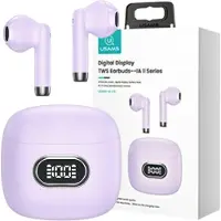 Usams Casque Bluetooth 5.3 Tws Ia Iiseries Wireless Purple/Purple Bhuiaii03 (-Iaii15)