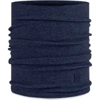Buff Merino Fleece Neck Warmer Bleu