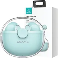 Usams Casque Bluetooth 5.1 Tws Buseries Wireless Green/Green Bhubu03