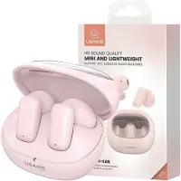 Usams Casque Bluetooth 5.3 Tws Td Series Wireless Pink/Pink Bhutd03 (Td22)