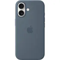 Apple Coque iPhone 17 en silicone avec MagSafe Bleu Ancre