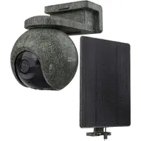 Ezviz EB8 Pro 4G Ranger Kit - Caméra Extérieure 4K Motorisée À Batterie Avec Panneau Solaire, 4G + WiFi, GPS, Vision Nocturne Couleur, Défense Active, Audio Bidirectionnel - Camouflage