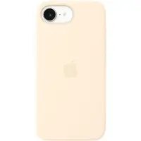 Apple Coque en silicone avec MagSafe pour iPhone 17e - Vanilla