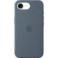 Apple Coque en silicone avec MagSafe pour iPhone 17e - Anchor Blue
