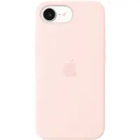 Apple Coque en silicone avec MagSafe Rose Pastel pour iPhone 17e