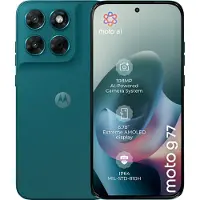 Motorola Smartphone G77 BLACK OLIVE 8/128GB (128 Go, Noir, Olive noire, 6.80", Double SIM hybride, 5G), Téléphone portable, Noir