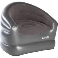 Vango Chaise gonflable , gris nuit, chaise grise