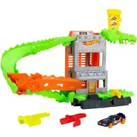 Hot Wheels City JHL93, Set train et voie ferrée, 3 ans, Plastique, Multicolore