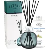 Maison Berger Paris Coffret cadeau diffuseur d'arômes bleu minéral + recharge de thé blanc pur 180 ml