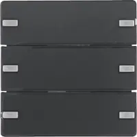 Hager capteur à effleurement triple anth/sam - Capteur à effleurement KNX 6 fois 80143326