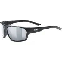 Uvex Sportstyle 233 Polarvision Mirrored Sunglasses Noir Litemirror Silver/CAT3