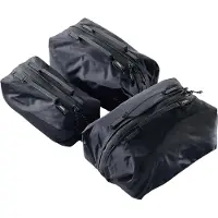 Matador - Lot de 3 pochettes de rangement - Gear Cube Set Black en Nylon - Noir