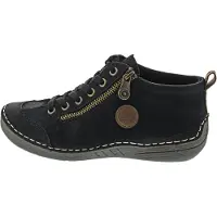 Rieker Bottines à lacets marron / noir