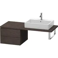 Duravit L-Cube Meuble bas pour console, 2 tiroirs, 520x400x547mm, LC583707272