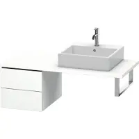 Duravit L-Cube Meuble bas pour console, 2 tiroirs, 420x400x547mm, LC583601818