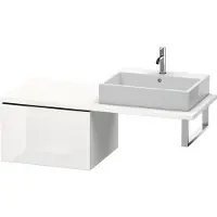 Duravit L-Cube Meuble bas pour console, 1 tiroir, 620x400x547mm, LC583308585