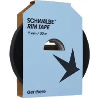 Schwalbe BANDE HAUTE PRESSION 15mm 50 m/rouleau Textile, Auto-adhésif