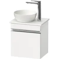 Duravit Sivida Meuble sous-lavabo sur console, charnières à gauche, poignée profilée chromée, 400x325x440mm, SV4656L10180000