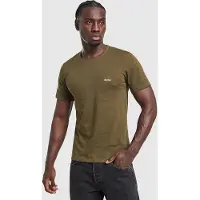 BOSS Maillot de corps 'Classic' beige / vert foncé / blanc