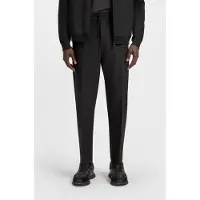 BOSS pour homme. 50538179 Convertir le pantalon noir (54), Casuel, Polyester